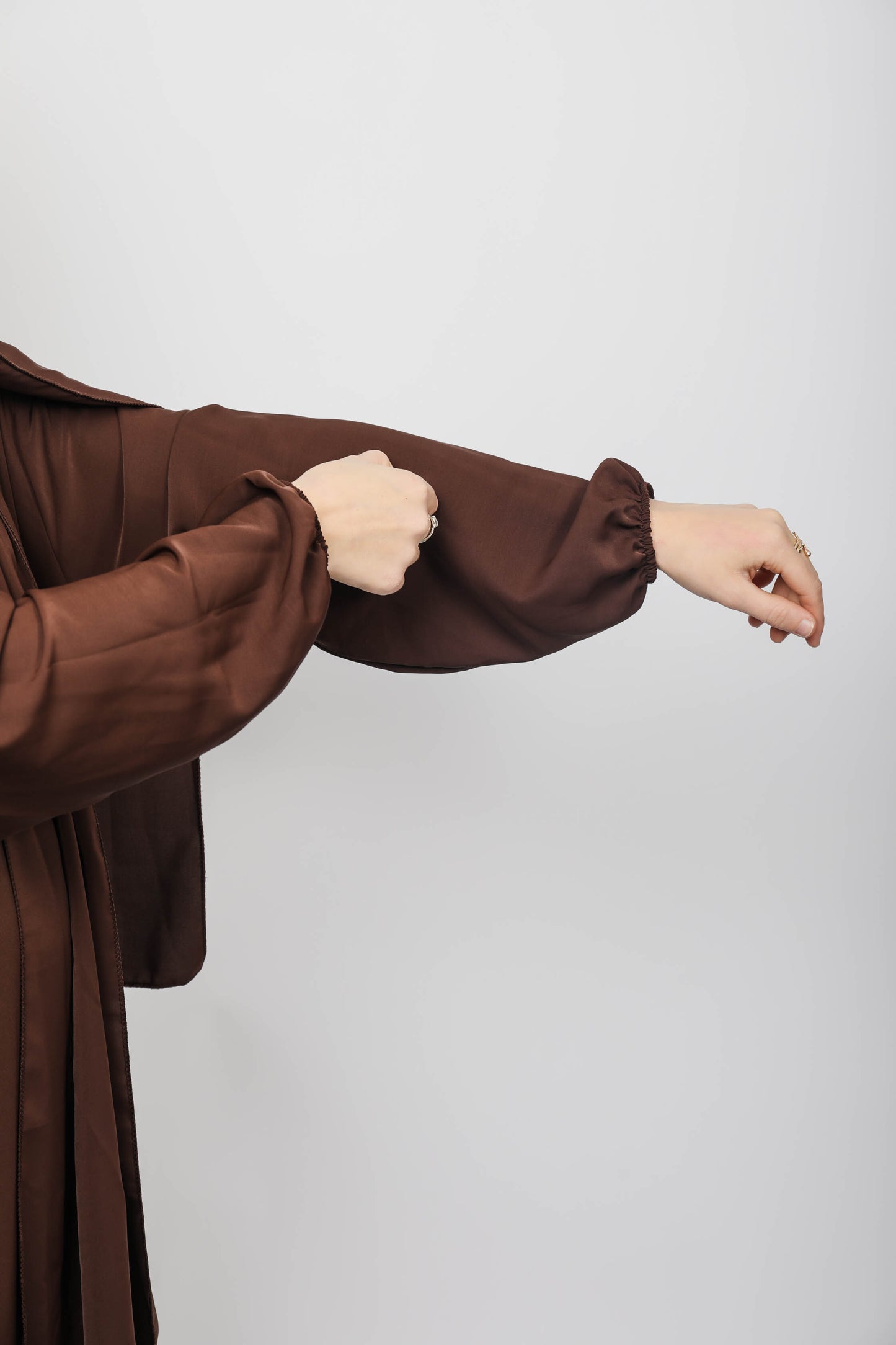 Abaya voile intégré