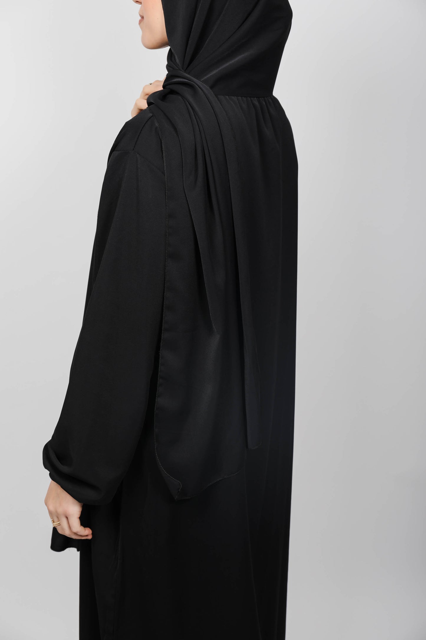 Abaya voile intégré