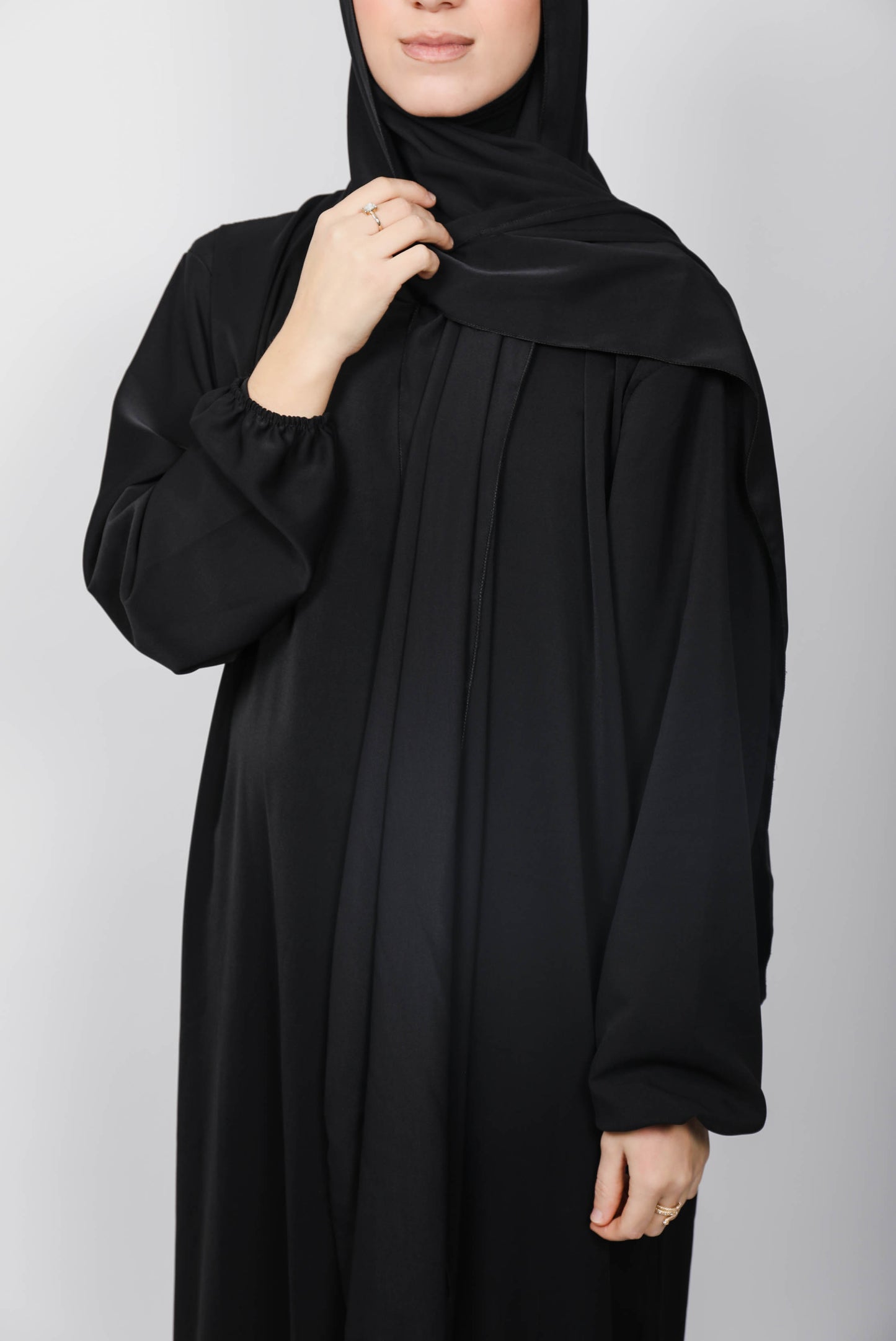 Abaya voile intégré