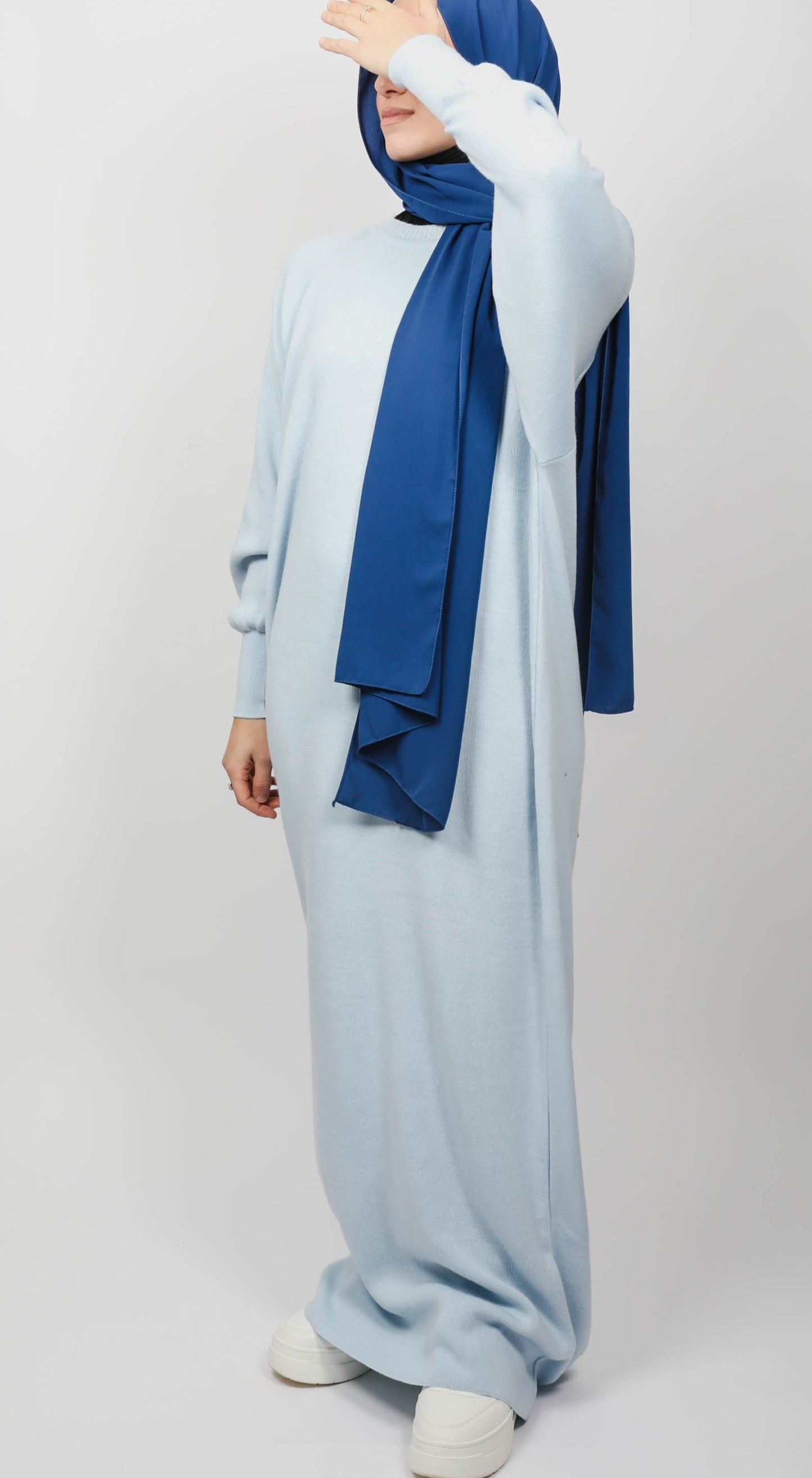 Robe pull manches ballon