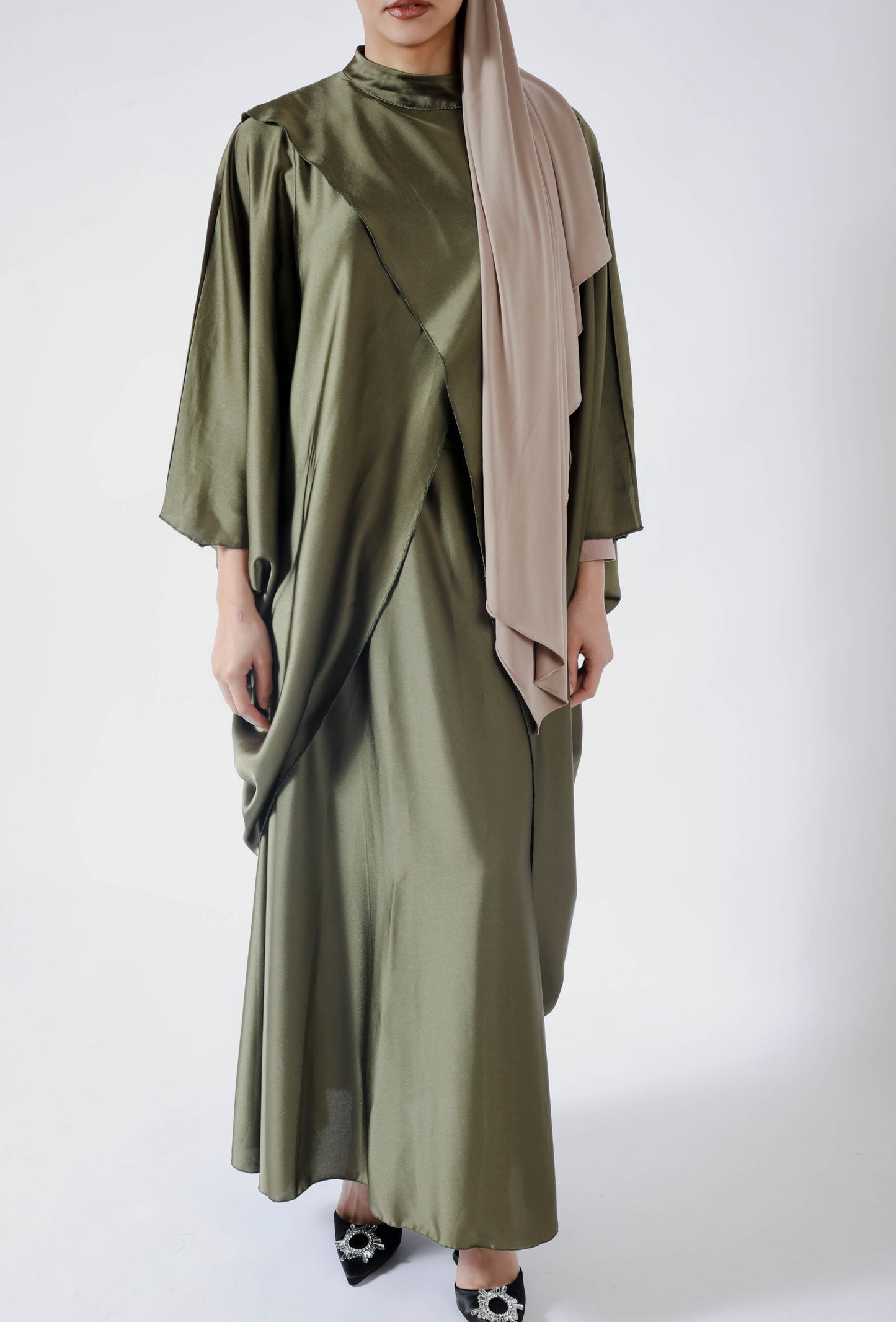 Ensembles 2 pièces satiné asymétrique