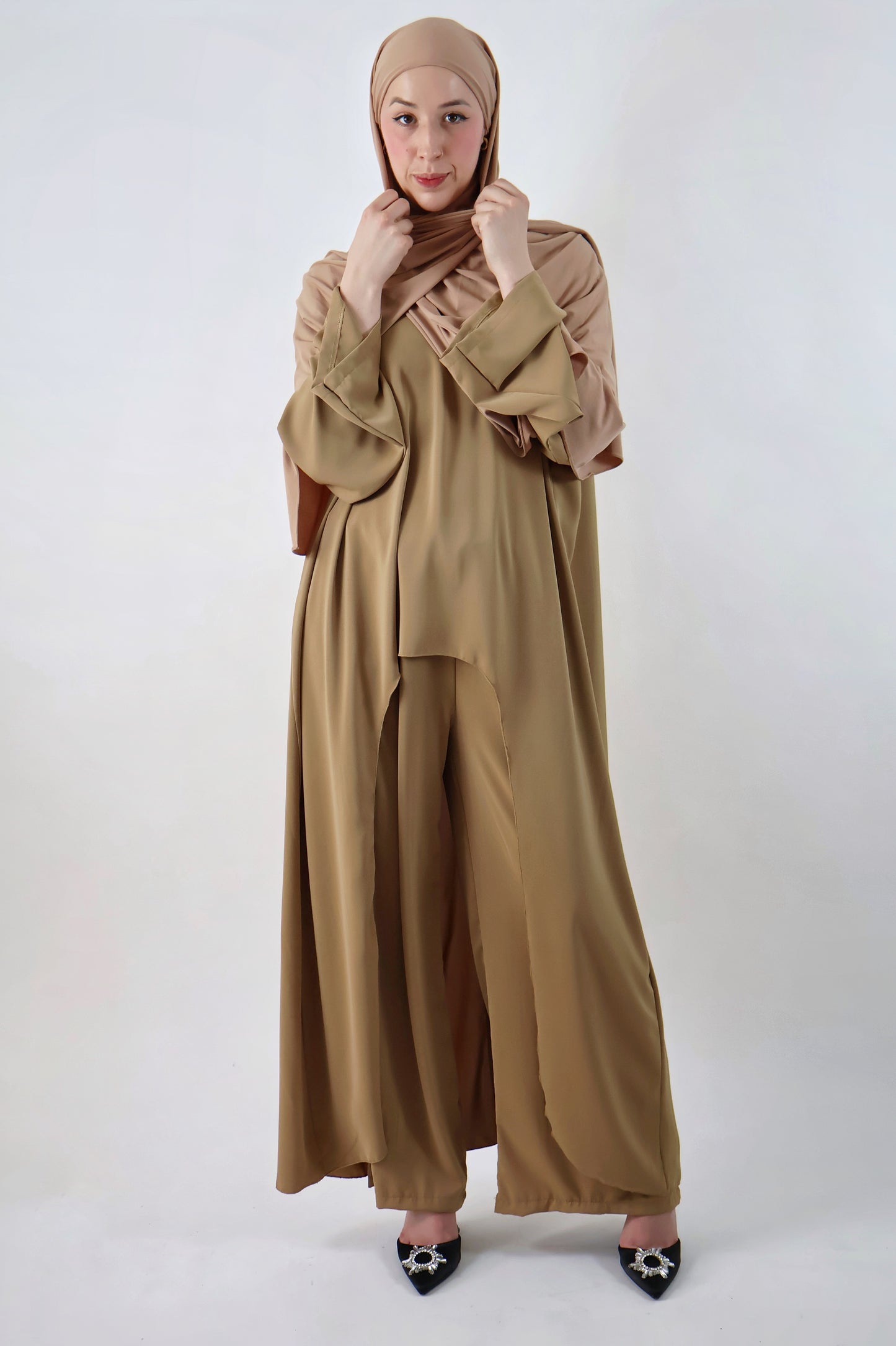Ensemble asymétrique (tunique + pantalon)