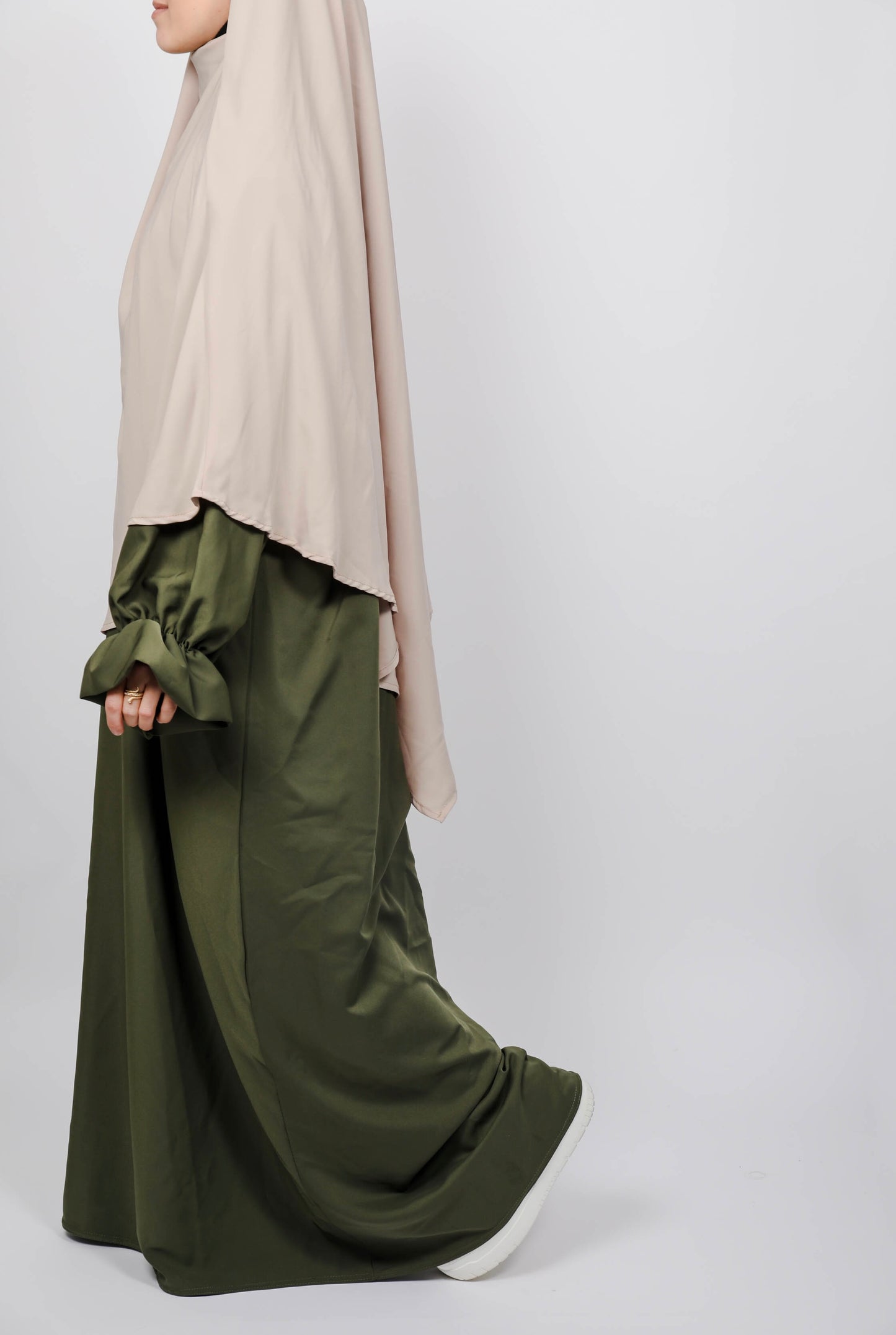 Abaya manches tulipes